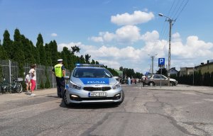 Policja zabezpieczała przemarsz Pochodu Borowiaków.